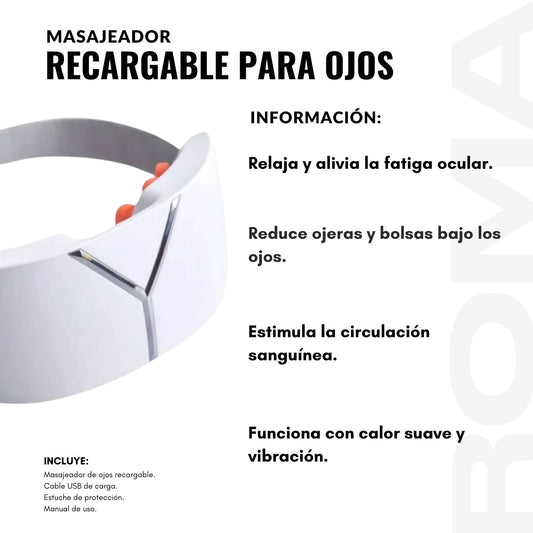 MASAJEADOR RECARGABLE PARA OJOS