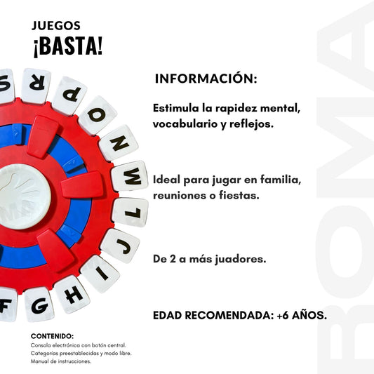 ¡BASTA!