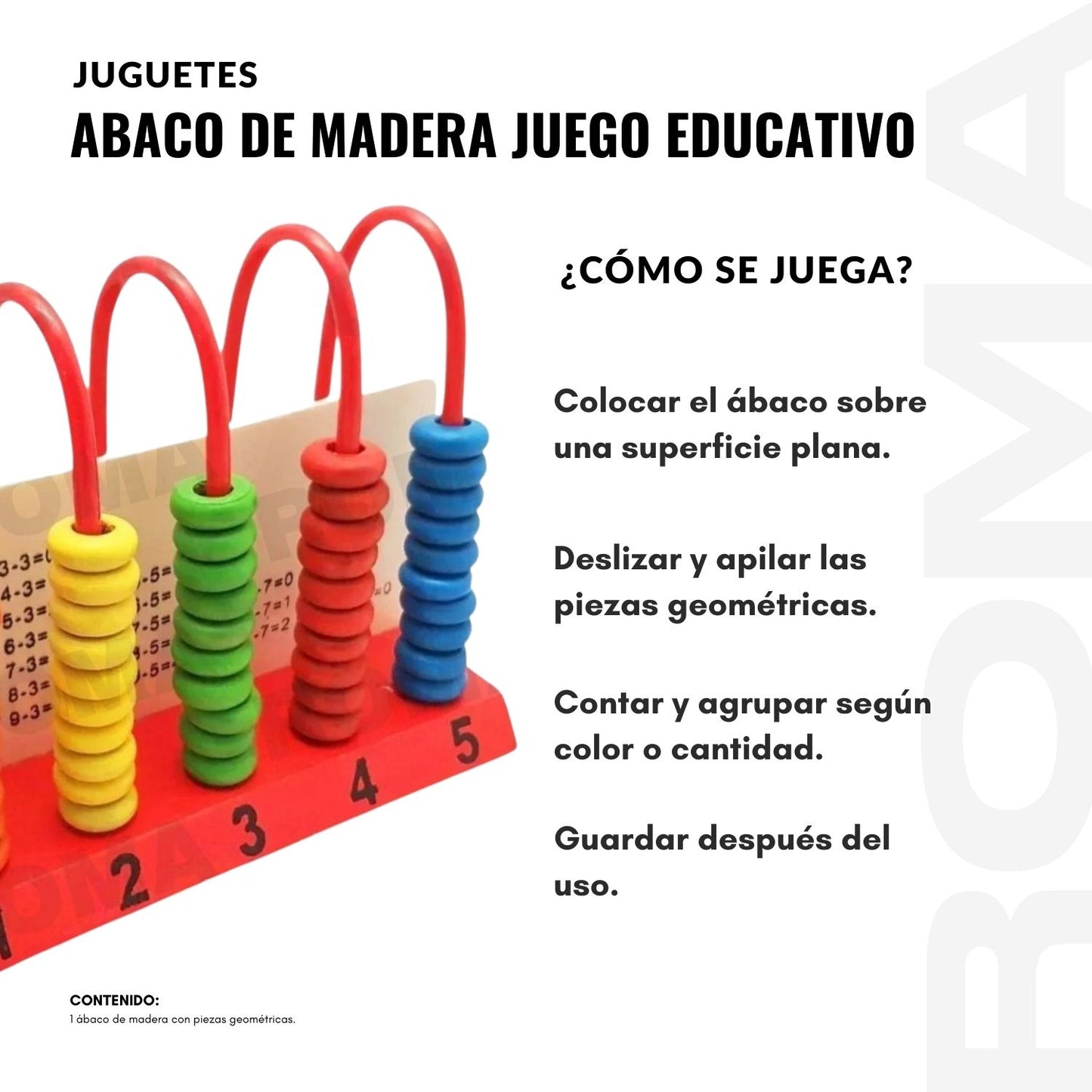 ABACO DE MADERA X5