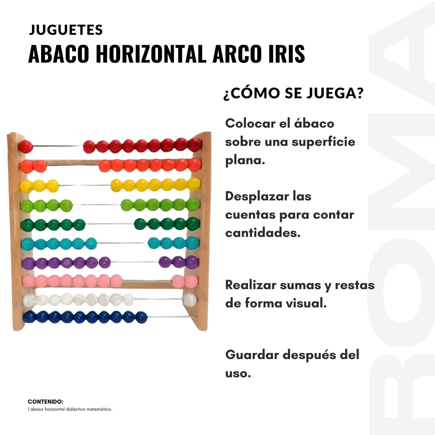 ABACO HORIZONTAL ARCO IRIS