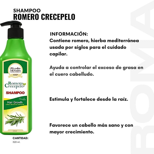 SHAMPOO ROMERO CRECEPELO 320ML