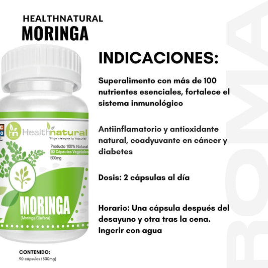 MORINGA HEALTHNATURAL 500MG