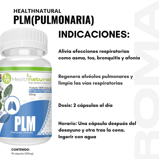 PLM(PULMONARIA) HEALTHNATURAL 500MG