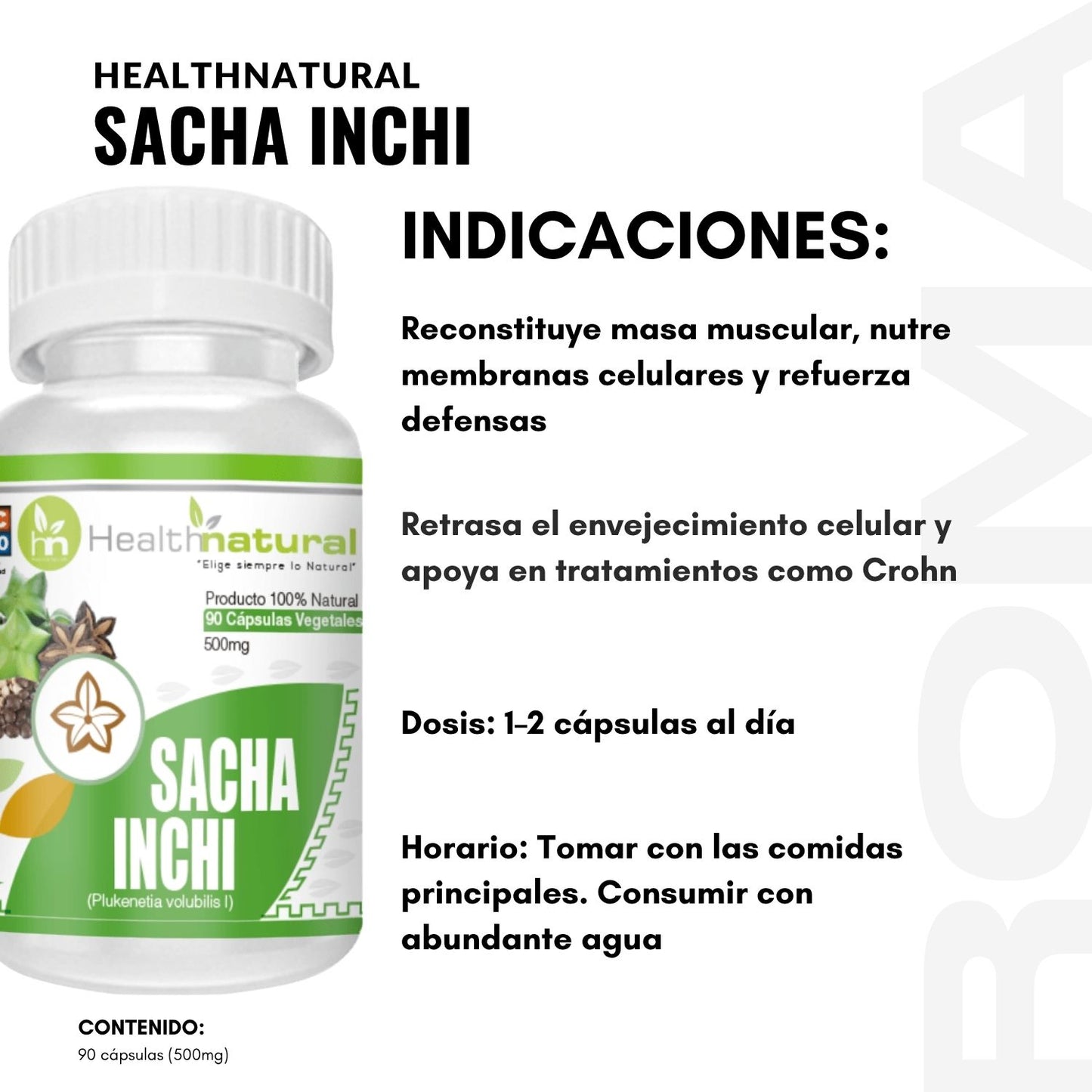 SACHA INCHI HEALTHNATURAL 500MG