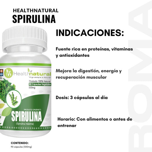 SPIRULINA HEALTHNATURAL 500MG