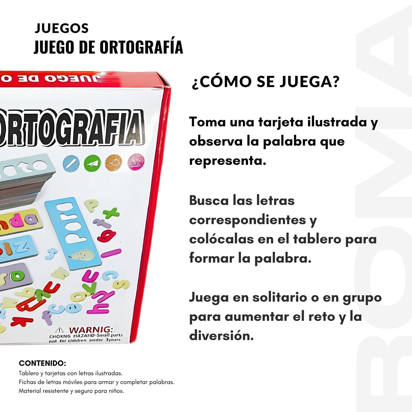 JUEGO DE ORTOGRAFÍA - JUEGO DIDÁTICO