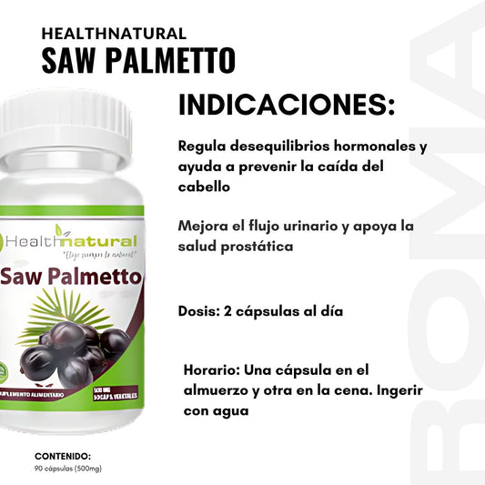 SAW PALMETTO HEALTHNATURAL 500MG