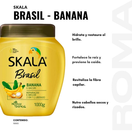 CREMA TRATAMIENTO CAPILAR SKALA BRASIL BANANA
