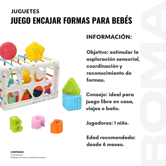JUEGO ENCAJAR FORMAS PARA BEBÉS