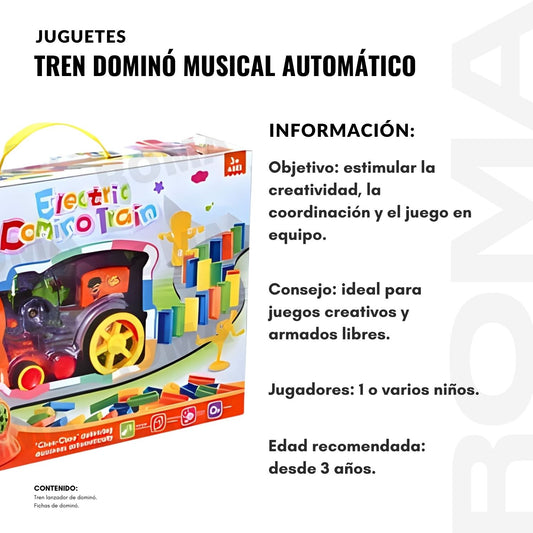 TREN DOMINÓ MUSICAL AUTOMÁTICO