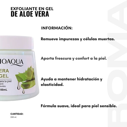 EXFOLIANTE EN GEL DE ALOE VERA 250ML BIOAQUA