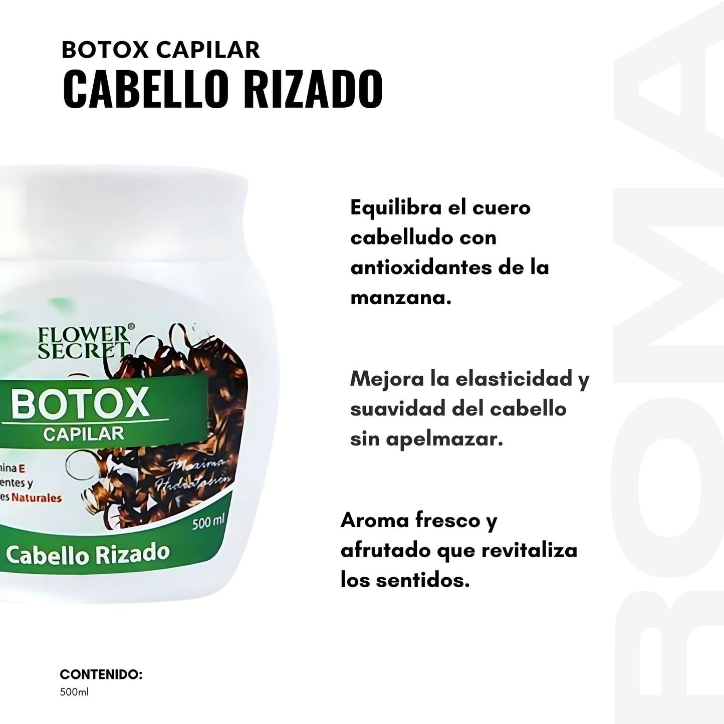 BOTOX CAPILAR CABELLO RIZADO FLOWER SECRET 500ML