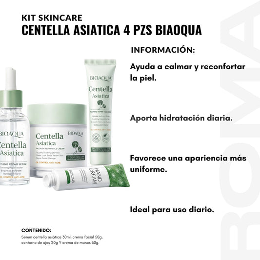 KIT CENTELLA ASIATICA 4 PZS BIOAQUA