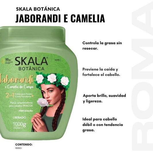 CREMA DE TRATAMIENTO CAPILAR SKALA JABORANDI Y CAMELIA