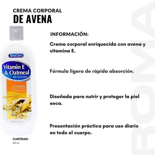 CREMA CORPORAL DE AVENA 591ML