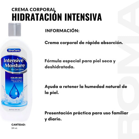 CREMA CORPORAL HIDRATACIÓN INTENSIVA 591ML