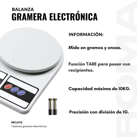 BALANZA GRAMERA ELECTRÓNICA
