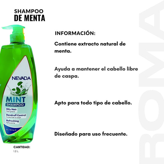 SHAMPOO DE MENTA 1.2L