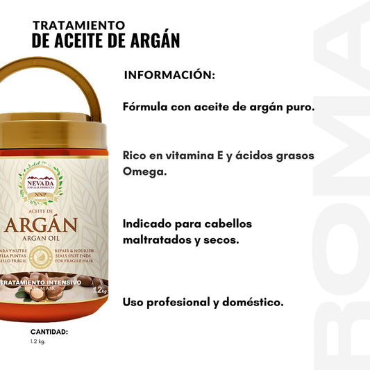 TRATAMIENTO DE ACEITE DE ARGÁN 1.2KG