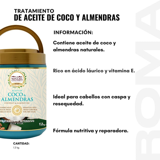 TRATAMIENTO DE ACEITE DE COCO Y ALMENDRAS 1.2KG