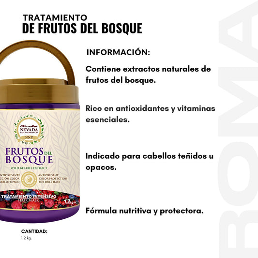 TRATAMIENTO DE FRUTOS DEL BOSQUE 1.2KG