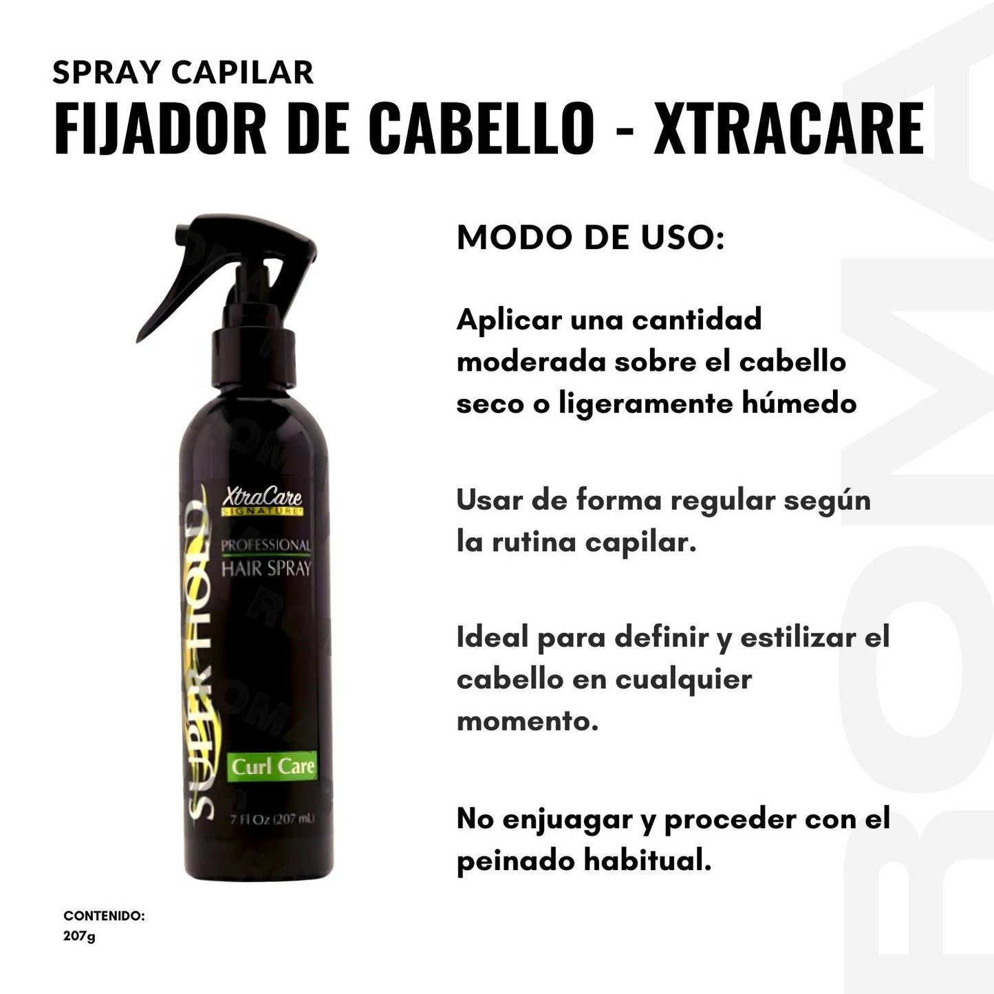 SPRAY CAPILAR – FIJADOR DE CABELLO - XTRACARE