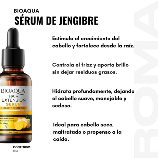 SERUM CON EXTRACTO DE JENGIBRE BIOAQUA 100ML