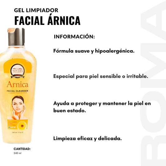 GEL LIMPIADOR FACIAL ÁRNICA