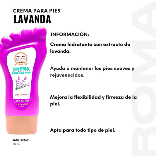 CREMA PARA PIES - LAVANDA 120ML NEVADA