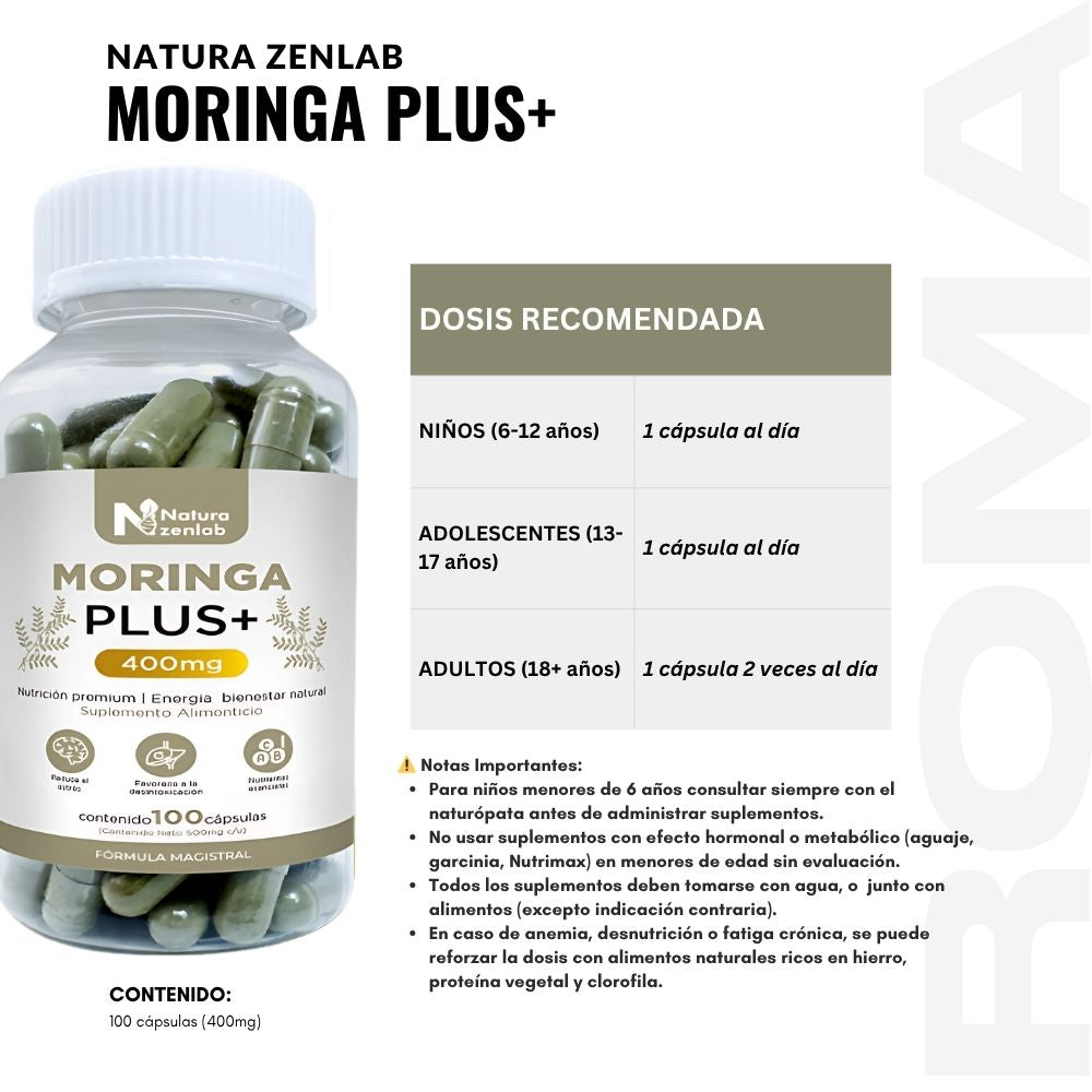 MORINGA PLUS+ 400MG