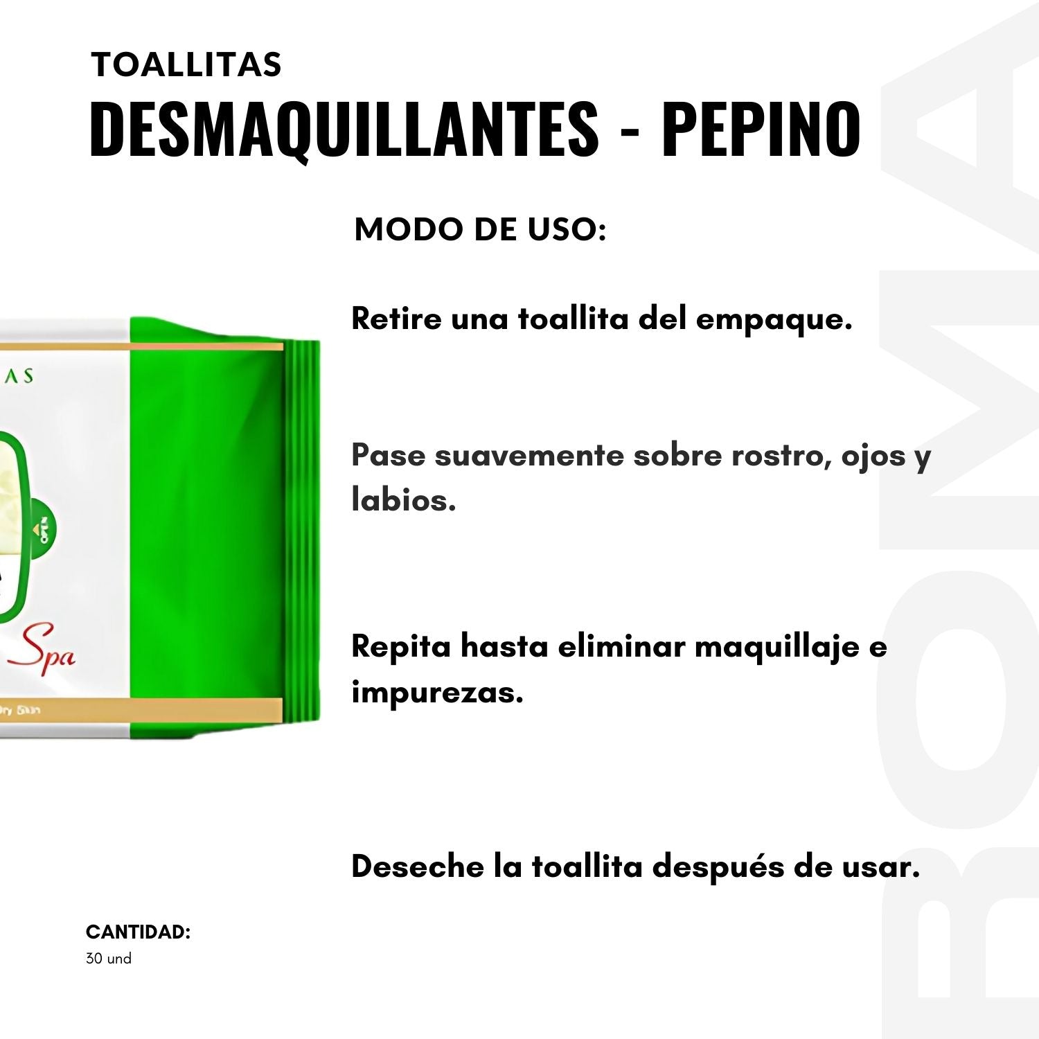 TOALLITAS DESMAQUILLANTES - PEPINO NEVADA