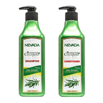 PACK SHAMPOO + ACONDICIONADOR ROMERO CRECEPELO 520ML