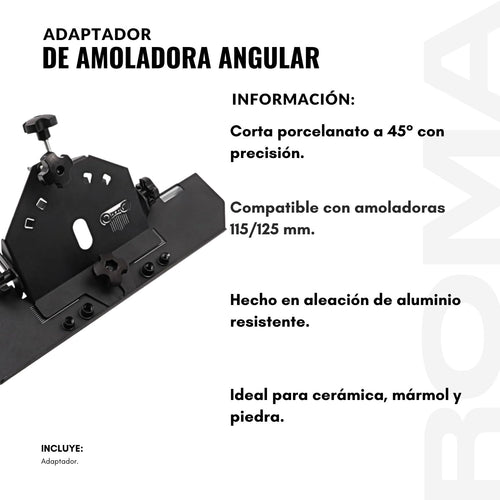 ADAPTADOR DE AMOLDADORA ANGULAR
