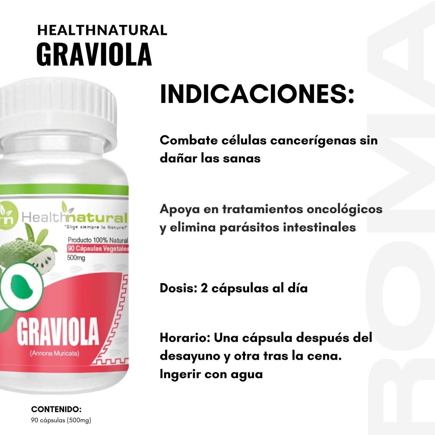 GRAVIOLA HEALTHNATURAL 500MG