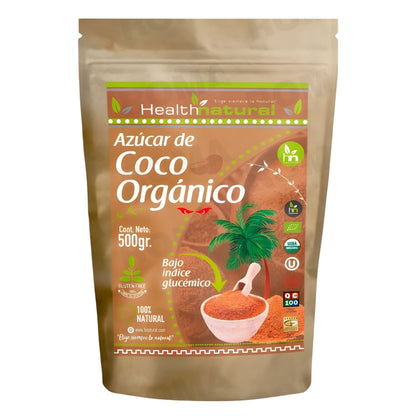 AZÚCAR DE COCO ORGÁNICO 500G HEALTHNATURAL