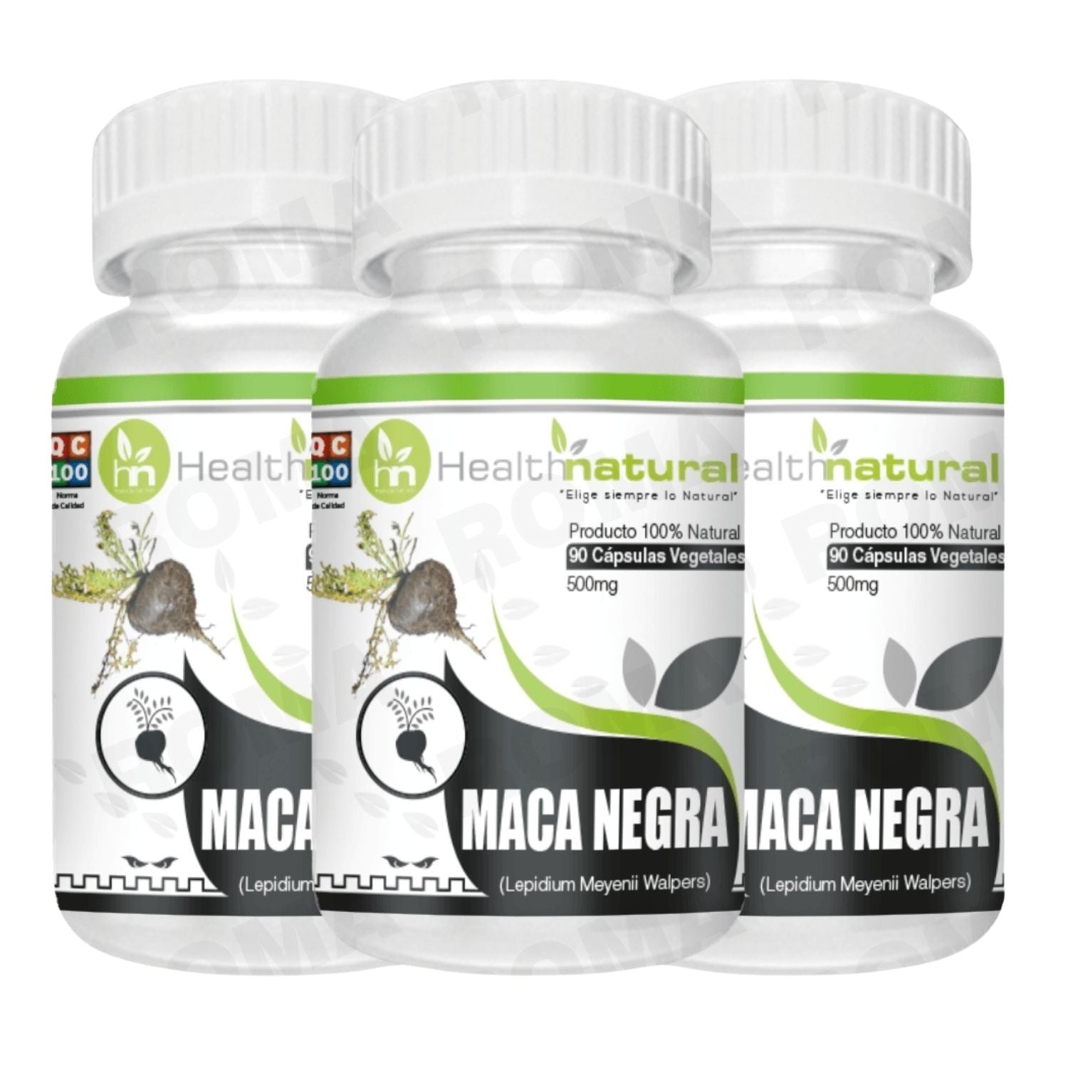 MACA NEGRA HEALTHNATURAL 500MG