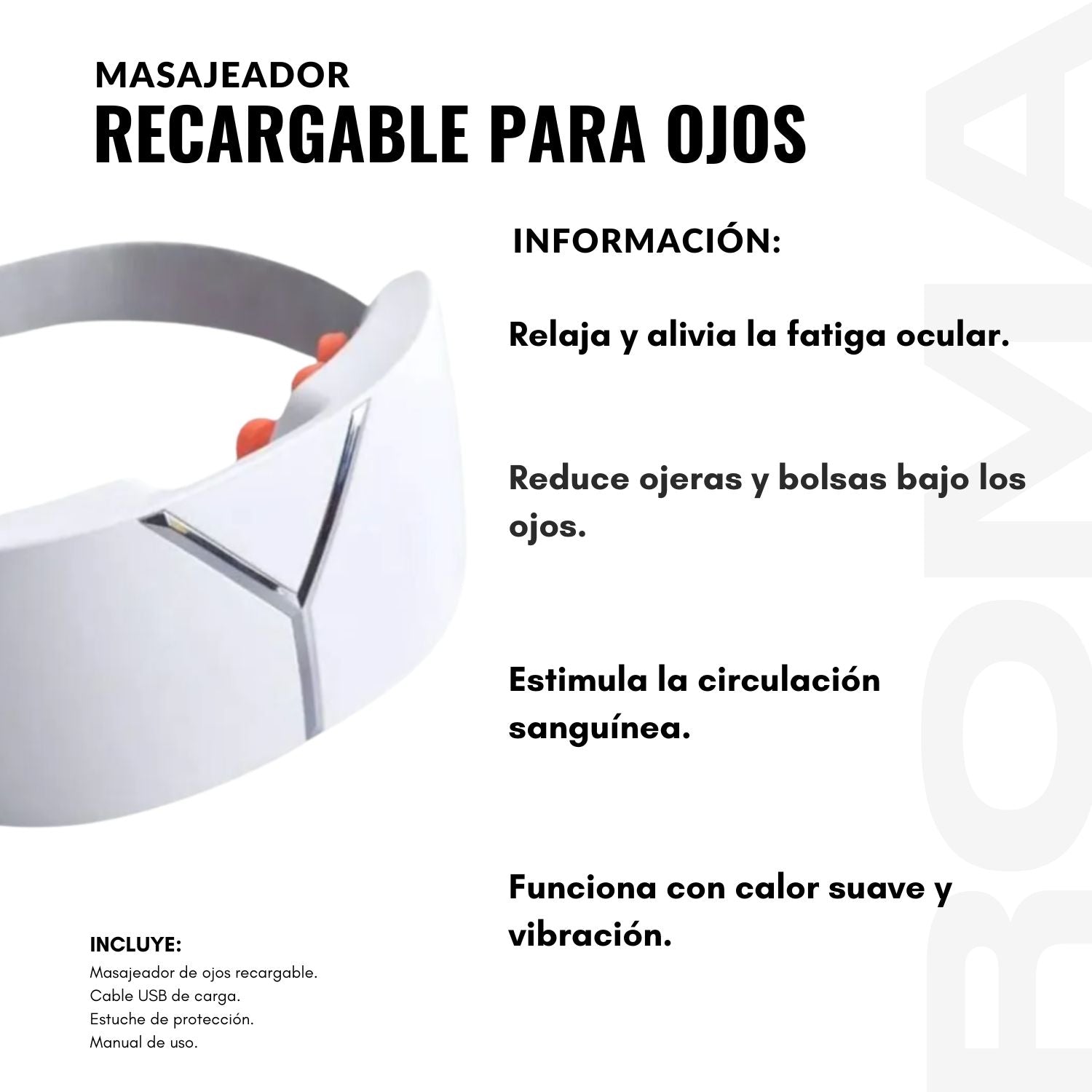 MASAJEADOR RECARGABLE PARA OJOS