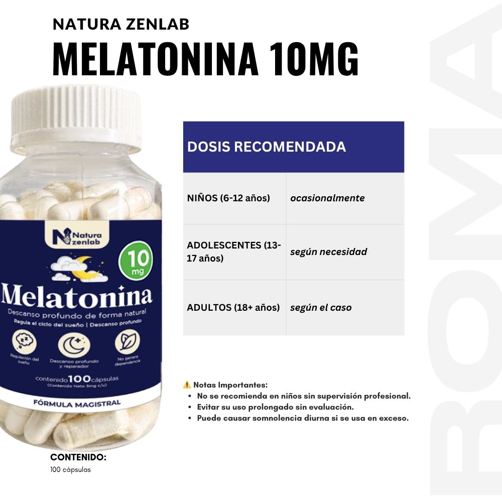 MELATONINA 10MG PLUS+