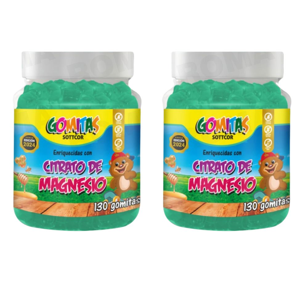 GOMITAS CITRATO DE MAGNESIO NIÑOS 130UND