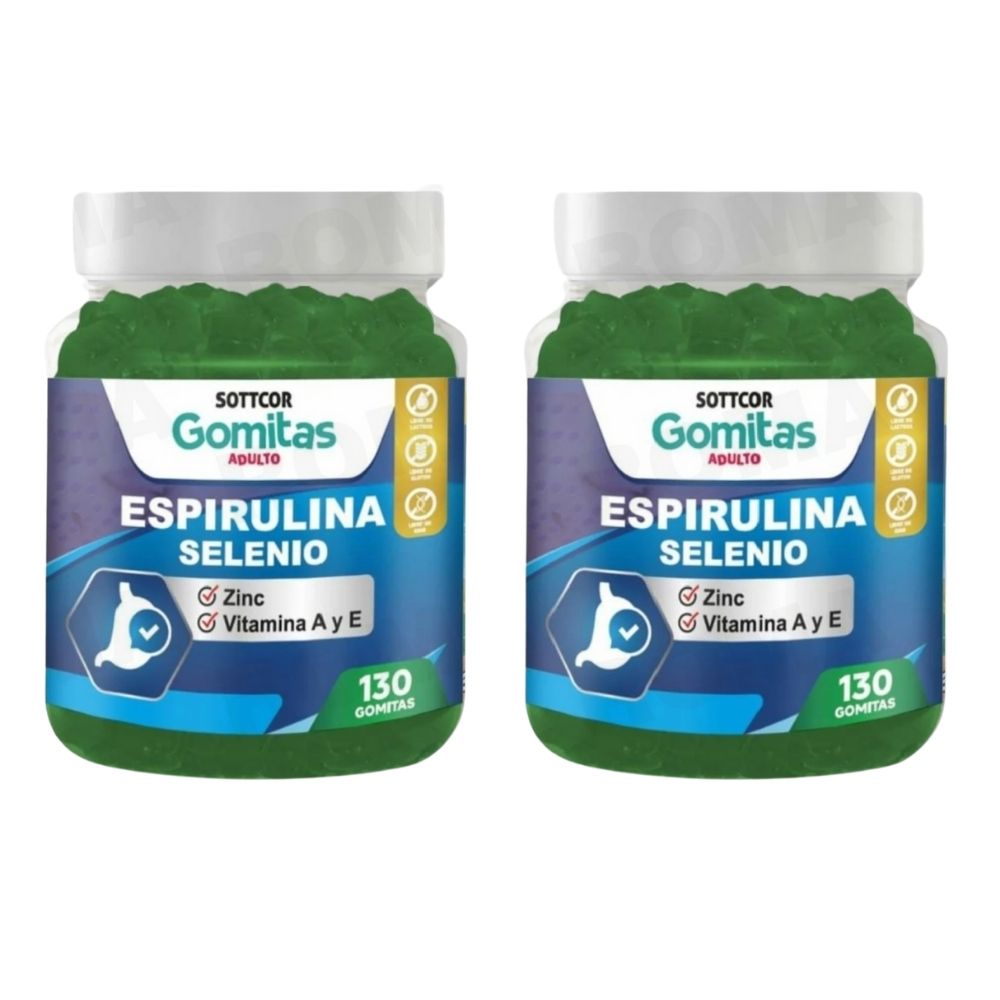 GOMITAS ESPIRULINA SELENIO 130UND