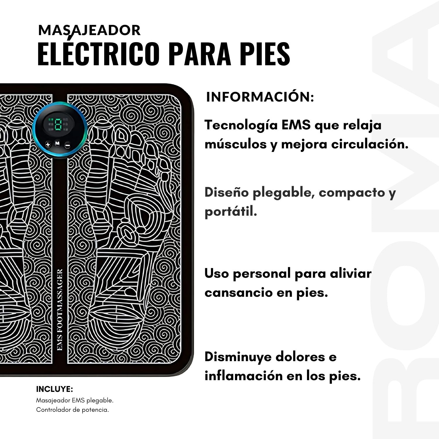 MASAJEADOR ELÉCTRICO PARA PIES