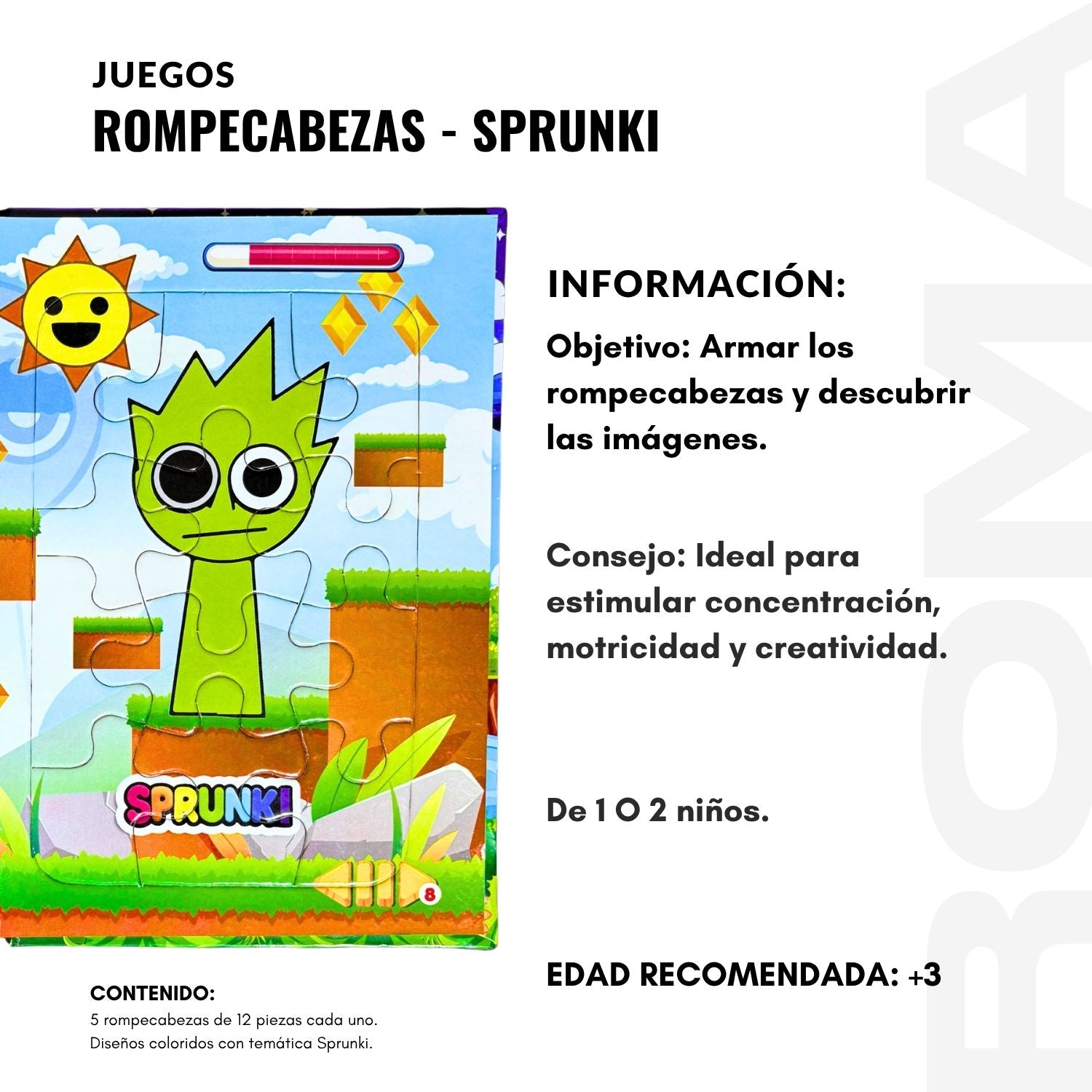 ROMPECABEZAS - SPRUNKI