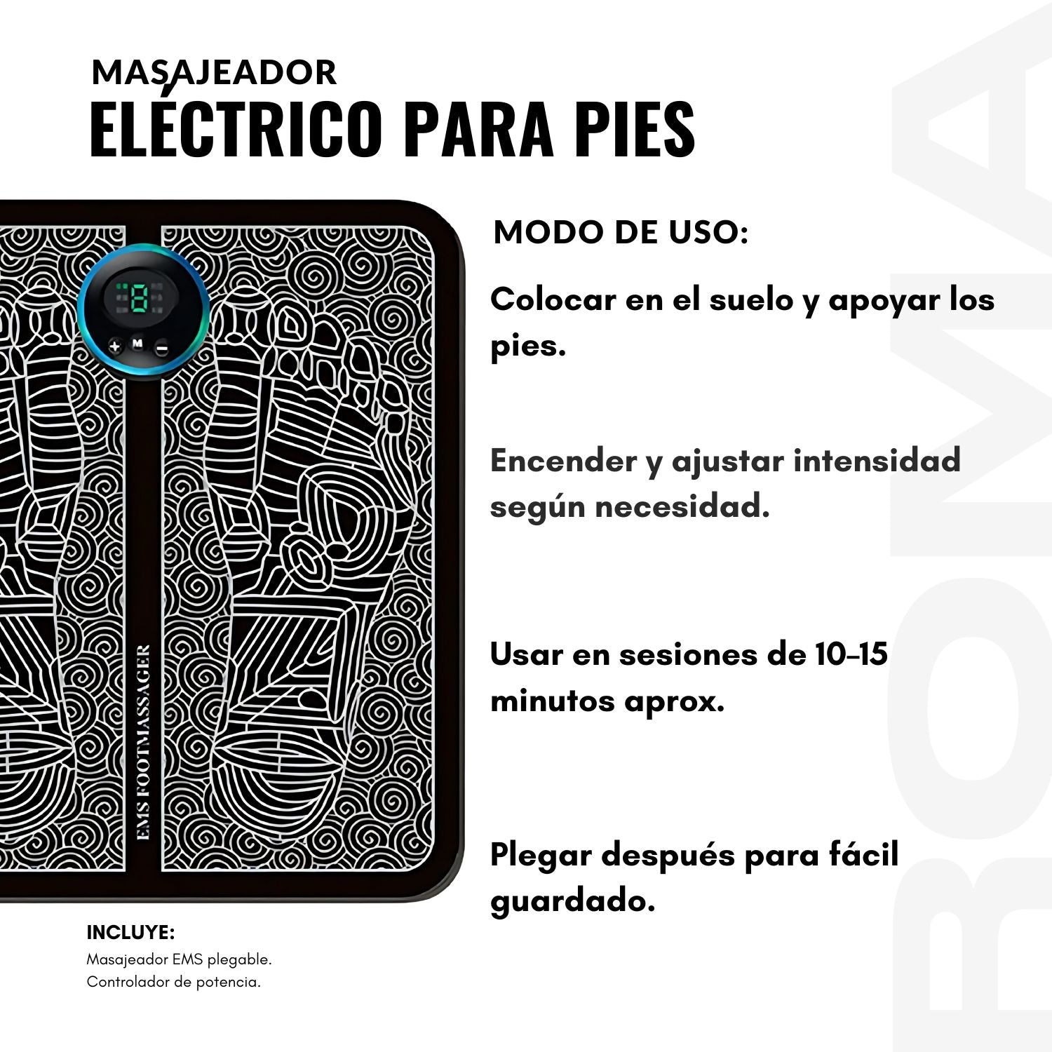 MASAJEADOR ELÉCTRICO PARA PIES