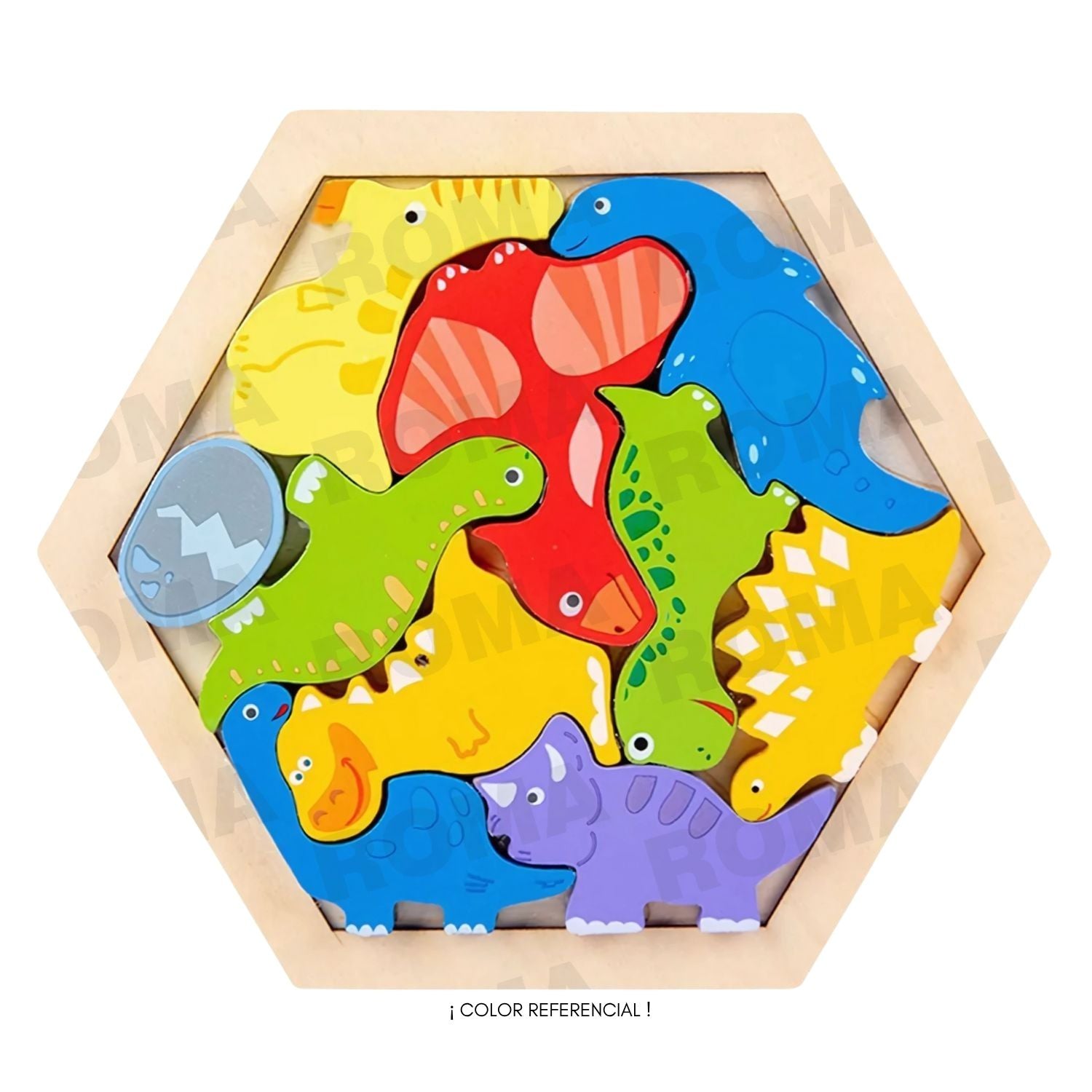 ROMPECABEZAS HEXAGONAL - JUEGO DIDÁTICO