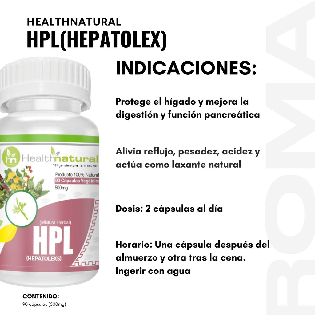HPL(HEPATOLEX) HEALTHNATURAL 500MG