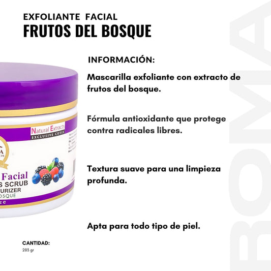 EXFOLIANTES FACIAL FRUTOS DEL BOSQUE 283G NEVADA