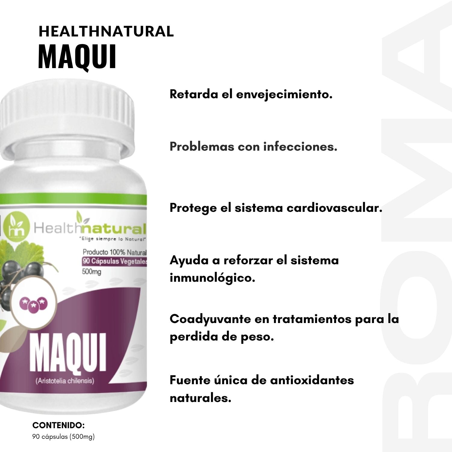 MAQUI HEALTHNATURAL 500MG