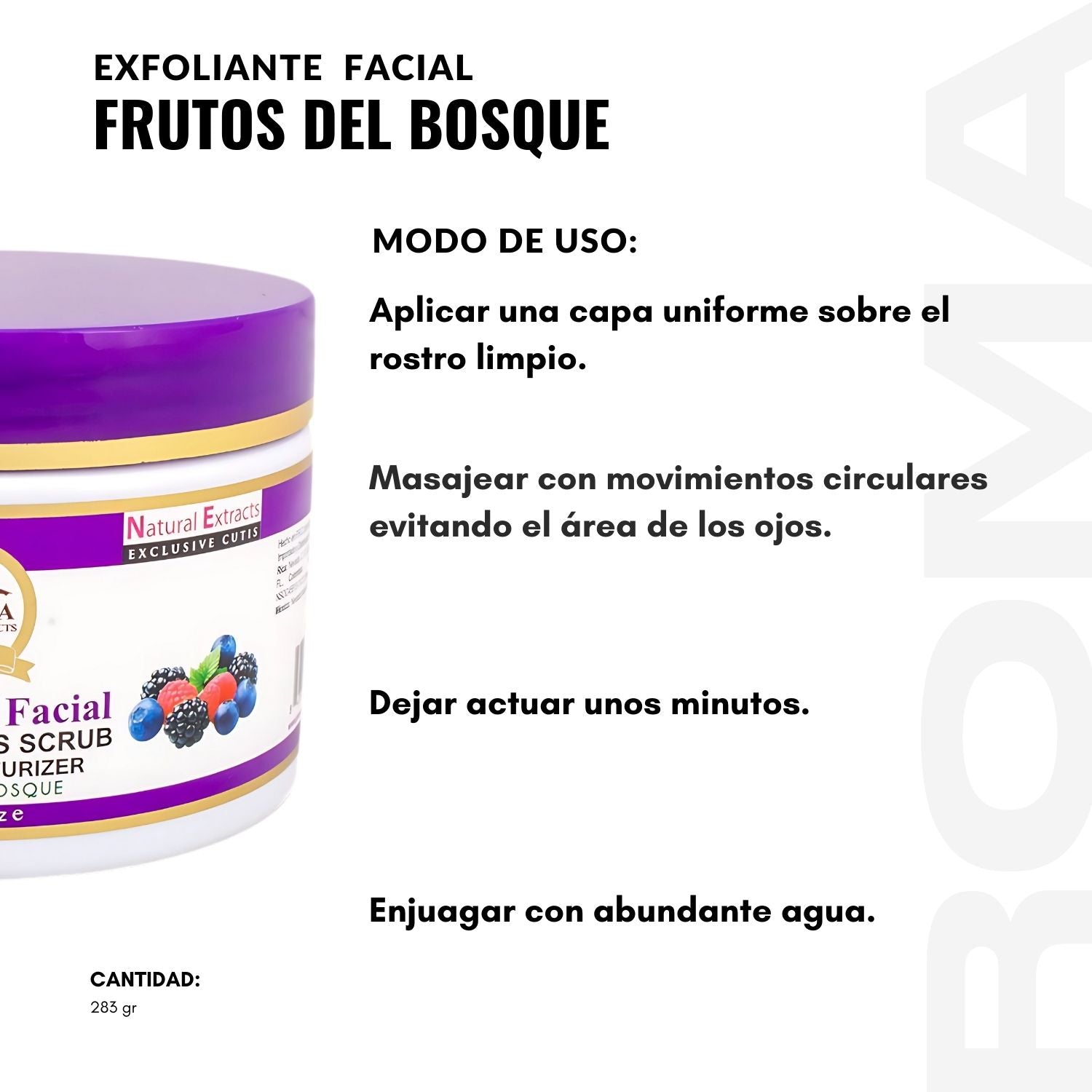 EXFOLIANTES FACIAL FRUTOS DEL BOSQUE 283G NEVADA