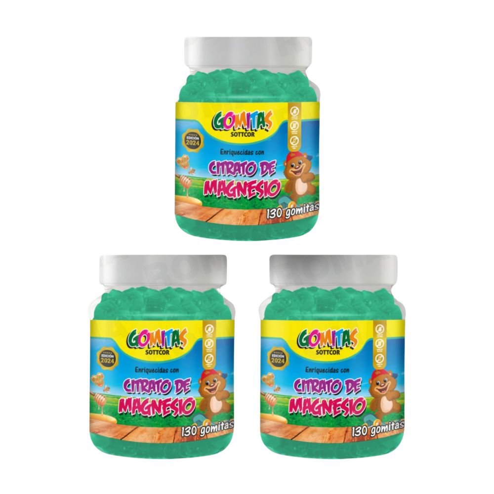 GOMITAS CITRATO DE MAGNESIO NIÑOS 130UND