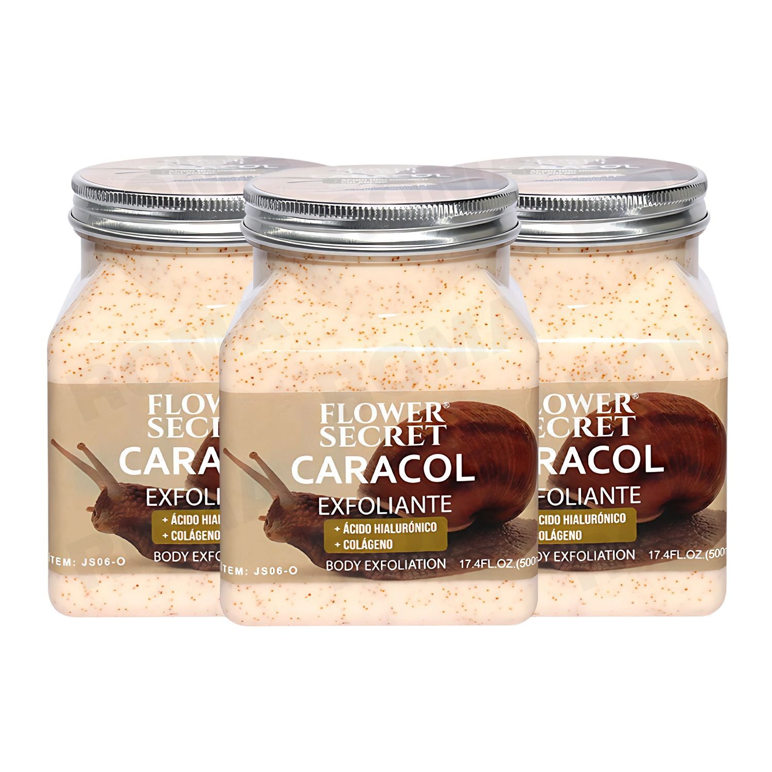 CREMA EXFOLIANTE CARACOL FLOWER SECRET 500ML